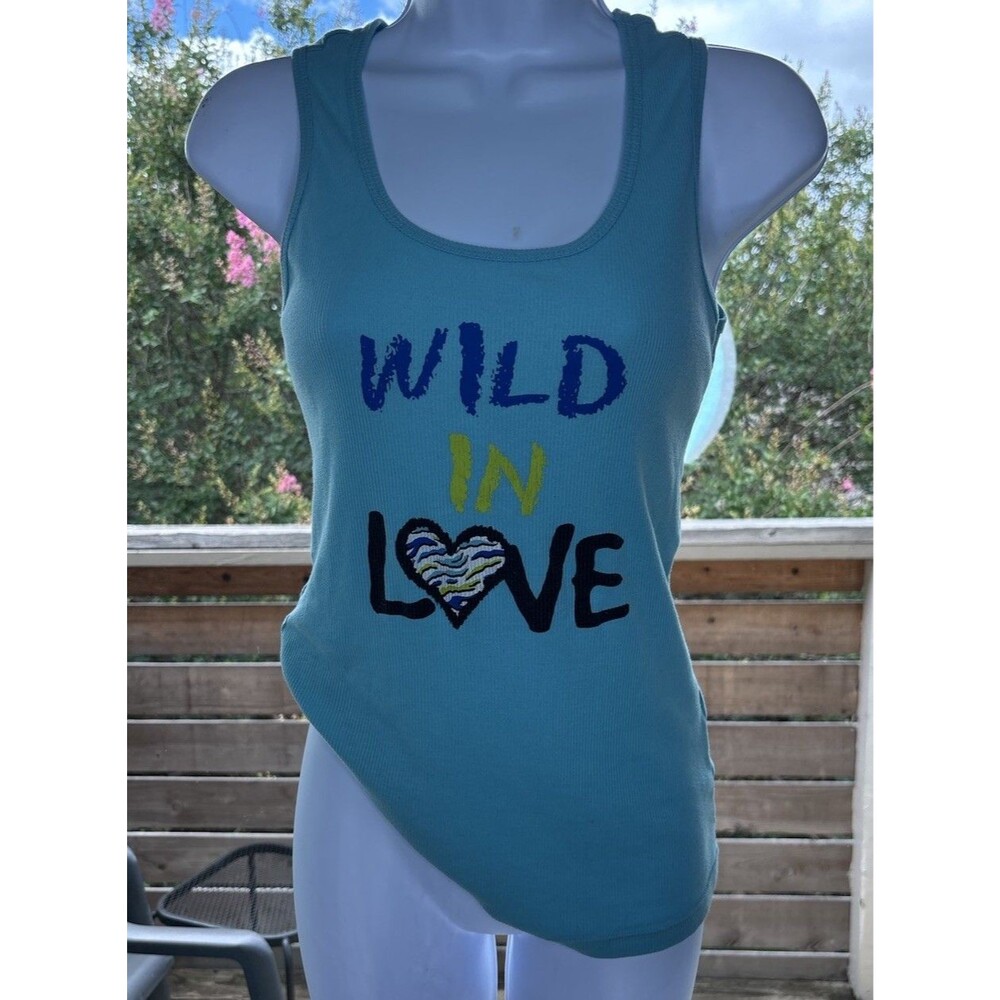 Large Mix & Co. Wild in Love Ribbed Tank Top
